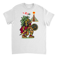 Ancient Aztec Warrior Dln8 Aliens At Tenochtitlan T Shirt Classic T-shirt | Artistshot