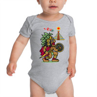 Ancient Aztec Warrior Dln8 Aliens At Tenochtitlan T Shirt Baby Bodysuit | Artistshot