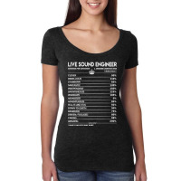 Live Sound Engineer T Shirt - Live Sound Engineer Factors Daily Gift I Women's Triblend Scoop T-shirt | Artistshot