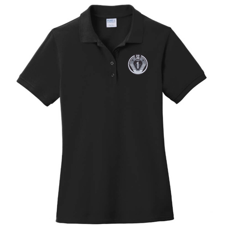 Stargate Sg 1 Badge Ladies Polo Shirt by cm-arts | Artistshot