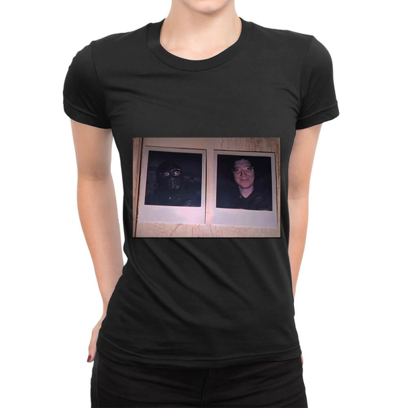 Riddler Polaroids Ladies Fitted T-Shirt by cm-arts | Artistshot