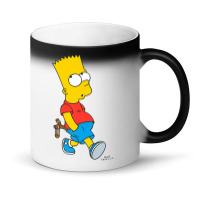 The Simpsons Bart Simpson With Slingshot Premium T Shirt Magic Mug | Artistshot