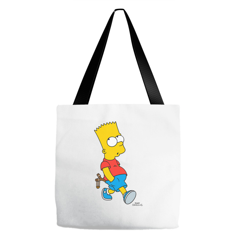 The Simpsons Bart Simpson With Slingshot Premium T Shirt Tote Bags | Artistshot