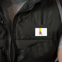 The Simpsons Bart Simpson With Slingshot Premium T Shirt Rectangle Patch | Artistshot