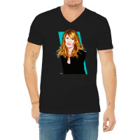 Laura Dern, Laura Dern Vintage, Laura Dern Art, Laura Dern Painting, T V-neck Tee | Artistshot