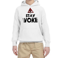 Stay Woke Third Eye Youth Hoodie | Artistshot