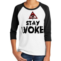 Stay Woke Third Eye Youth 3/4 Sleeve | Artistshot