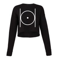 Masonic Point Within A Circle Circumpunct Parallel Lines Cropped Sweater | Artistshot