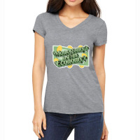 Monogamy In This Economy T Shirt Women's V-neck T-shirt | Artistshot