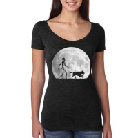 Belgian Malinoi Halloween Skeleton Funny Dog Youth Gift T Shirt Women's Triblend Scoop T-shirt | Artistshot