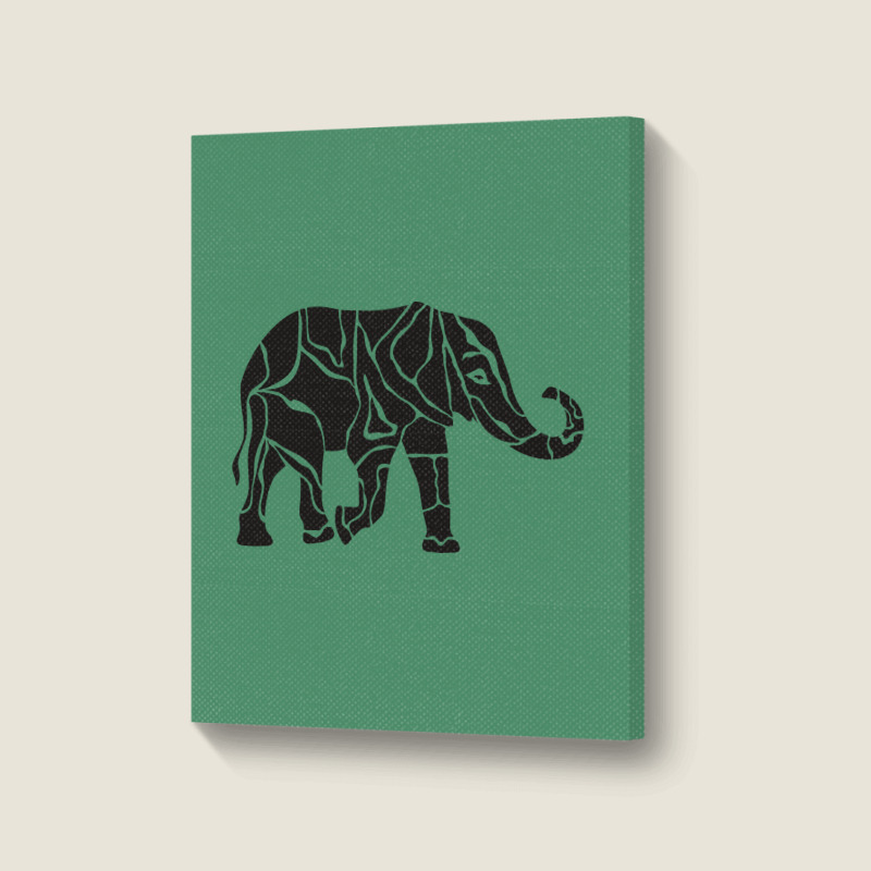 Elephant Portrait Canvas Print | Artistshot