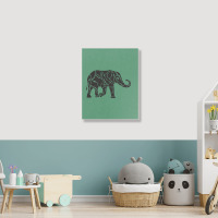 Elephant Portrait Canvas Print | Artistshot