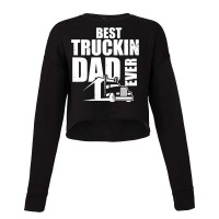 Best Truckin Dad Ever Big Rig Pullover Hoodie Cropped Sweater | Artistshot