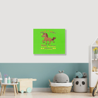 Just A Girl Who Loves Horses Landscape Canvas Print | Artistshot