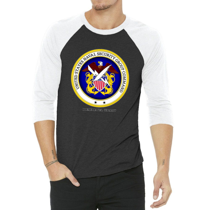 Naval Security Group Activity 3/4 Sleeve Shirt by MandyMOerke | Artistshot