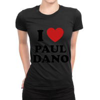 I Heart Paul Dano _lt_3 Ladies Fitted T-shirt | Artistshot