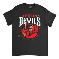 Hell Michigan Devils Classic T-shirt | Artistshot