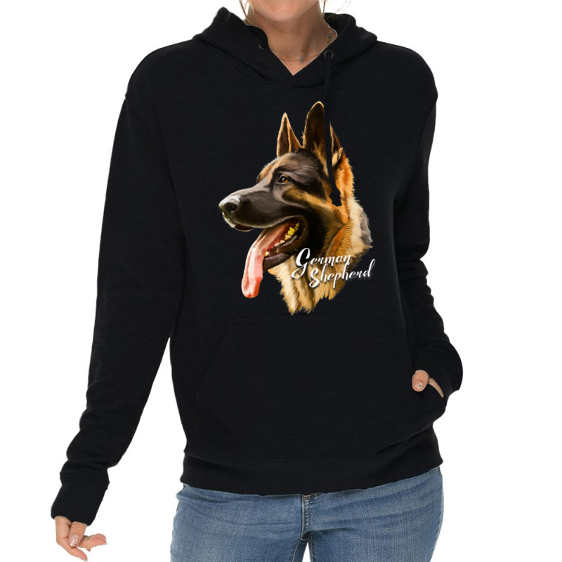 German Shepherd Sharp Dog Dogs Lightweight Hoodie | Artistshot