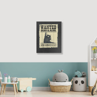 Wanted Dead Or Alive Schrodinger_s Cat Portrait Canvas Print | Artistshot