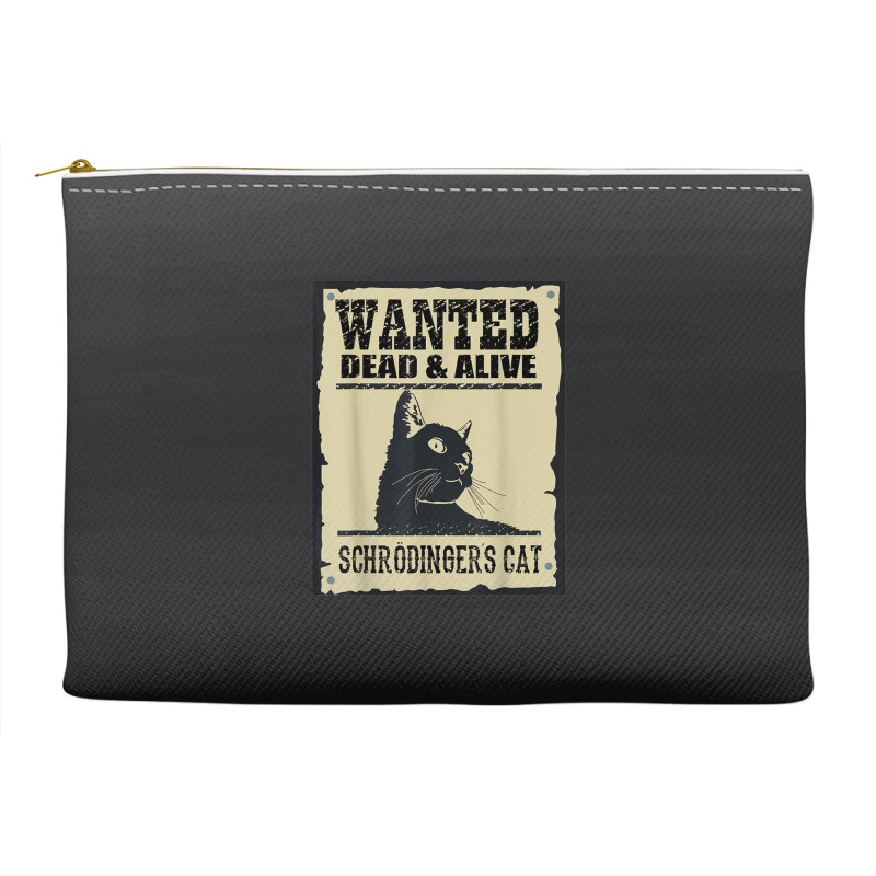 Wanted Dead Or Alive Schrodinger_s Cat Accessory Pouches by cm-arts | Artistshot