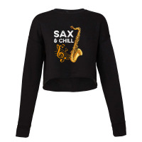 Saxophone Musical Instrument Cropped Sweater | Artistshot