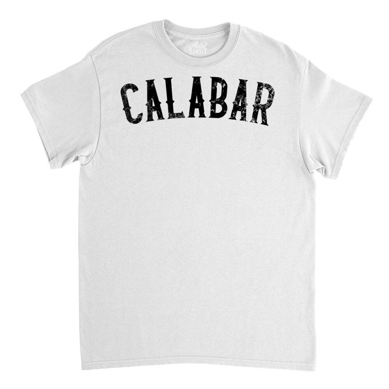 Calabar Nigeria Vintage Black Text Apparel T Shirt Classic T-shirt by cm-arts | Artistshot