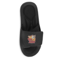 Tom And Jerry Water Damaged Colors Slide Sandal | Artistshot