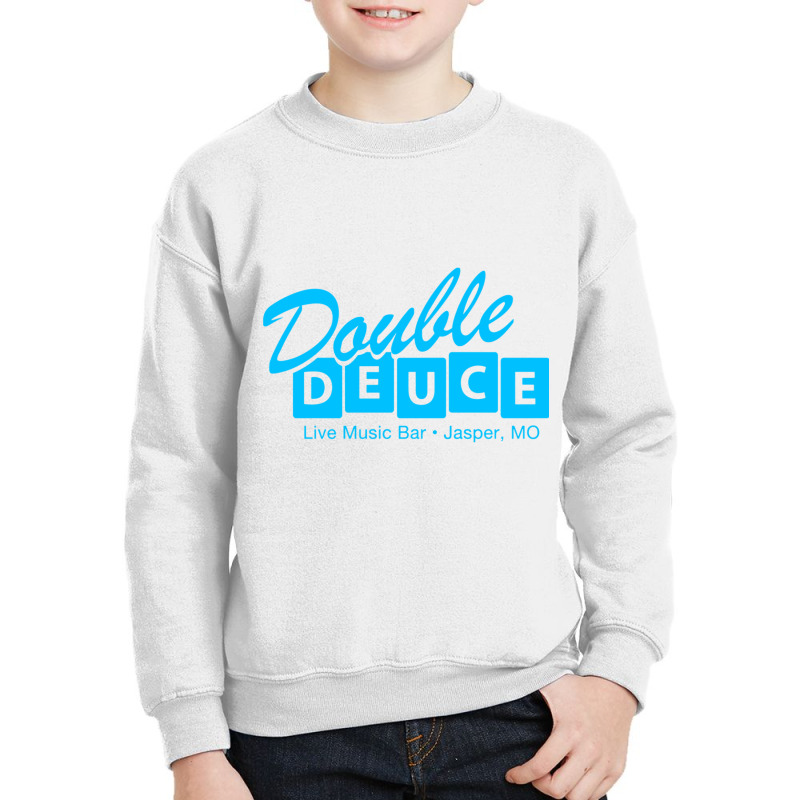 Retro 80s Double Deuce Roadhouse Sweatshirt Youth Sweatshirt by cm-arts | Artistshot