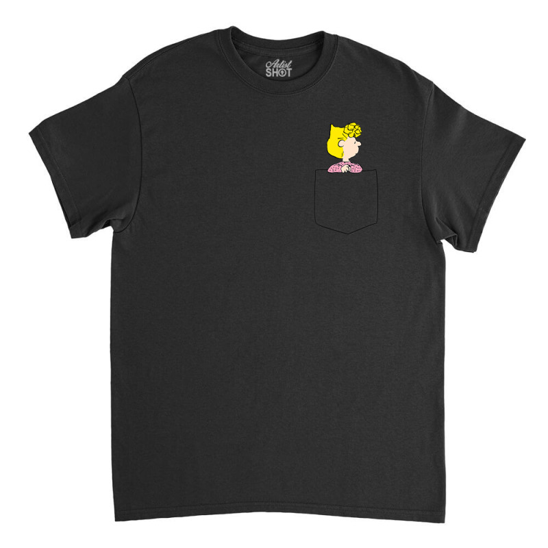 Peanuts Sally Faux Pocket Classic T-shirt | Artistshot