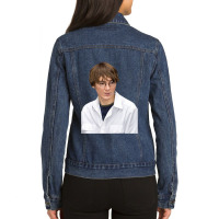 Paul Dano Ladies Denim Jacket | Artistshot