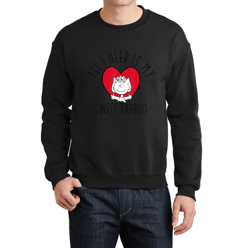 Peanuts Sally My Sweet Babboo Crewneck Sweatshirt by cm-arts | Artistshot