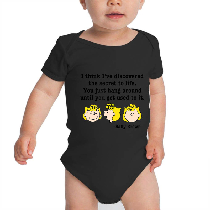 Peanuts Sally Secret To Life Baby Bodysuit by cm-arts | Artistshot