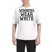 Winners Wear White Color War Camp Team Game Competition T Shirt Youth Tee | Artistshot