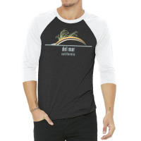 Delaware Beach Souvenir   Del Mar T Shirt 3/4 Sleeve Shirt | Artistshot