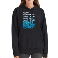 Happy Hanukkah Jewish Holiday Chanukah Menorah Dreidel Vintage Hoodie | Artistshot