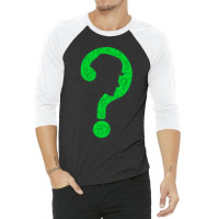 The Riddler 3/4 Sleeve Shirt | Artistshot