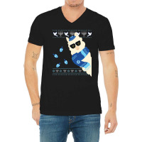 Happy Hanukkah Jewish Llamakkah Christmas Pajama Jewish Gift V-neck Tee | Artistshot