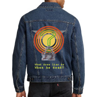 The Riddler - Unique Enigma Men Denim Jacket | Artistshot