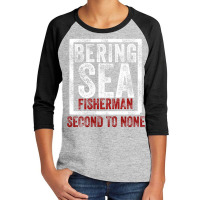 Bering Sea Fisherman 2021 Second To None Dutch Harbor Alaska Pullover Youth 3/4 Sleeve | Artistshot