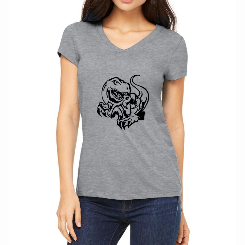 Animal Women's V-Neck T-Shirt by cosmicskulles | Artistshot