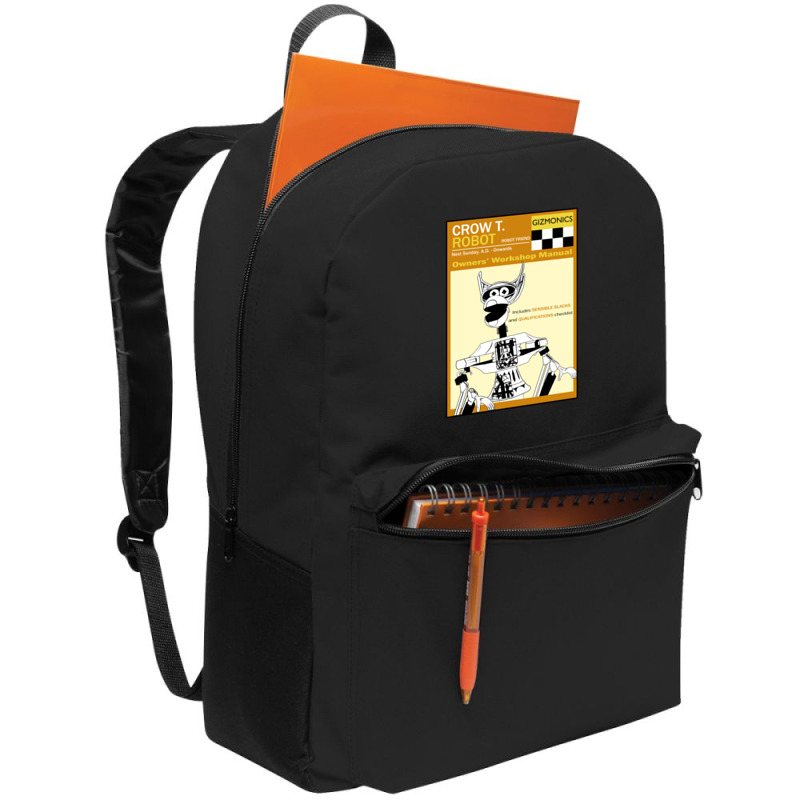 Crow T. Robot Owners Manual Backpack | Artistshot