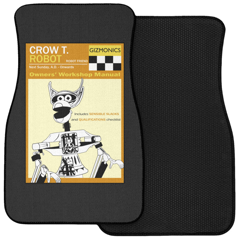 Crow T. Robot Owners Manual Front Car Mat | Artistshot