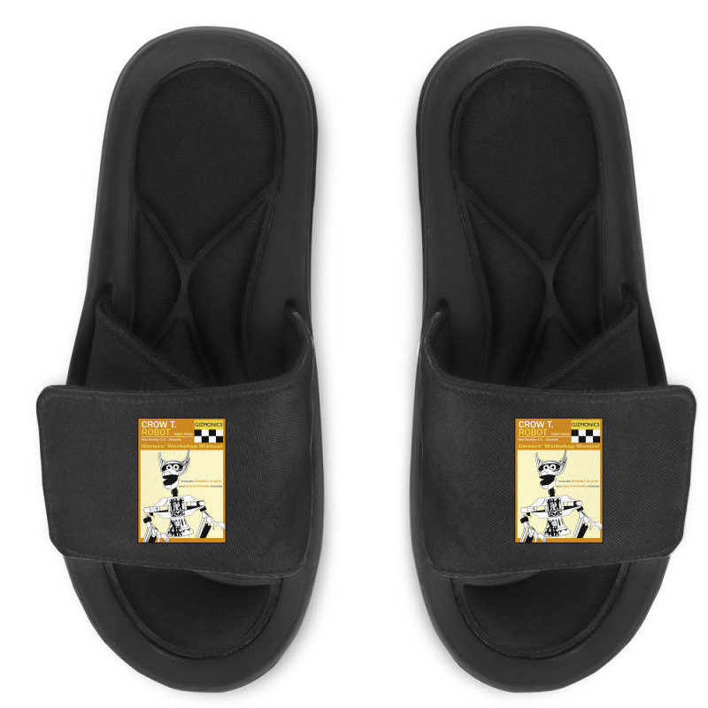 Crow T. Robot Owners Manual Slide Sandal | Artistshot