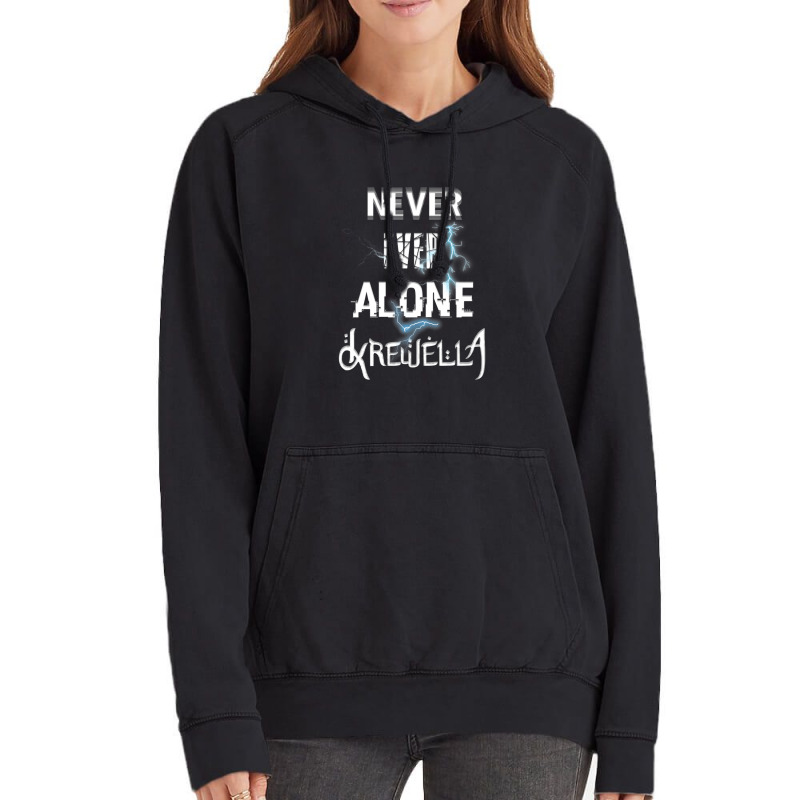 Krewella - Lights & Thunder Lyric Vintage Hoodie | Artistshot