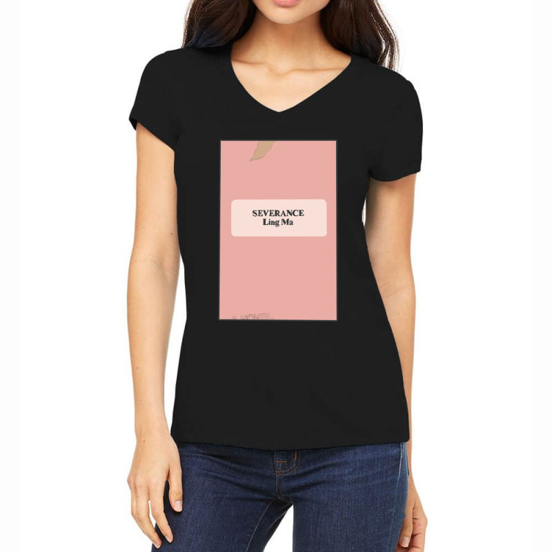 Severance Book Cover Women's V-Neck T-Shirt by cm-arts | Artistshot