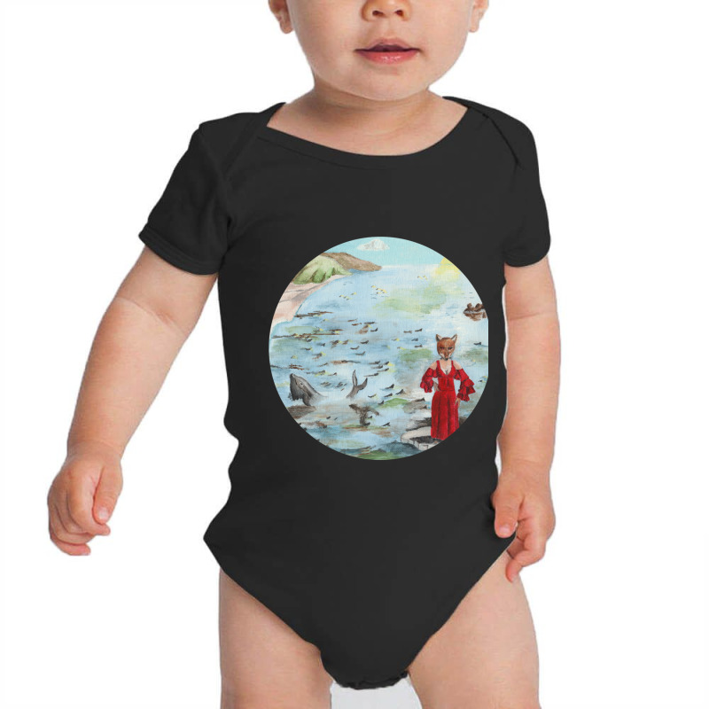 Foxtrot (circle Design) Baby Bodysuit by cm-arts | Artistshot