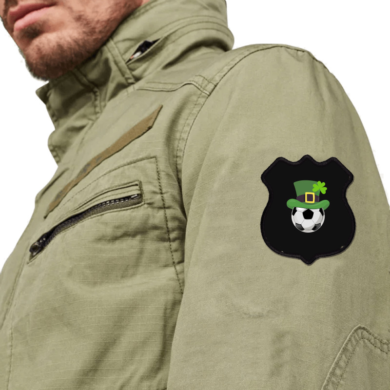 St Patricks Day Soccer Shamrock Shield Patch | Artistshot