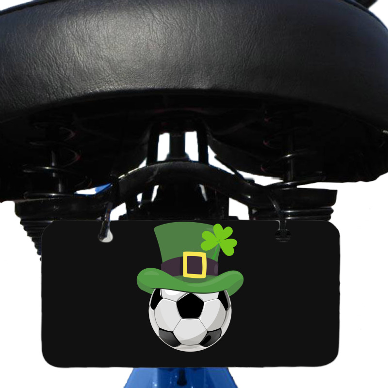 St Patricks Day Soccer Shamrock Bicycle License Plate | Artistshot