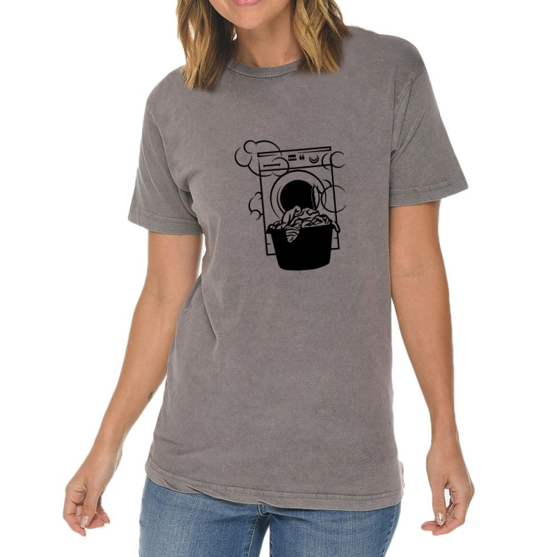 Washing Machine Vintage T-Shirt by cosmicskulles | Artistshot