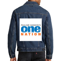 Pauline Hanson_s One Nation Australia Political Party Men Denim Jacket | Artistshot